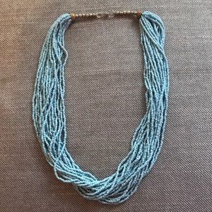 Unique Aqua choker necklace
